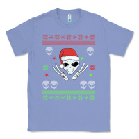 Colony Blue alien ugly christmas Classic Tee - Bettercallsaul