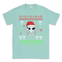 Seafoam alien ugly christmas Classic Tee - Bettercallsaul