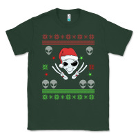 Sports Green alien ugly christmas Classic Tee - Bettercallsaul