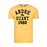Vintage Mustard andre the giant 1980 Vintage Tee - artisFamous