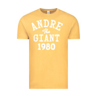 Vintage Mustard andre the giant 1980 Vintage Tee - artisFamous