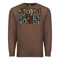 Chestnut show mom highland cow Premium Sweatshirt - SublimationCraftShop