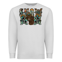 Dove Grey show mom highland cow Premium Sweatshirt - SublimationCraftShop