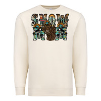 Sandshell show mom highland cow Premium Sweatshirt - SublimationCraftShop