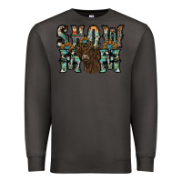 Smoke show mom highland cow Premium Sweatshirt - SublimationCraftShop