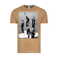 Vintage Camel black power black fist 1968 olympics Vintage Tee - artisFamous