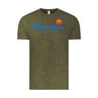 Vintage Olive amity island 1975 Vintage Tee - artisFamous