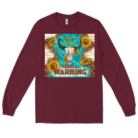 Burgundy should have come with a warning Long Sleeve Tee - TumblerDesignByShophia