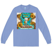 Colony Blue should have come with a warning Long Sleeve Tee - TumblerDesignByShophia