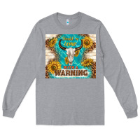 Heather Grey should have come with a warning Long Sleeve Tee - TumblerDesignByShophia