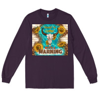Plum should have come with a warning Long Sleeve Tee - TumblerDesignByShophia