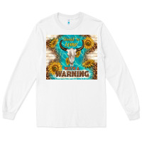 White should have come with a warning Long Sleeve Tee - TumblerDesignByShophia