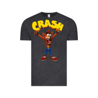 Vintage Black crash bandicoot Vintage Tee - artisFamous