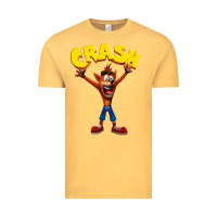 Vintage Mustard crash bandicoot Vintage Tee - artisFamous