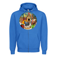 True Royal Christmas coop ornament Zipper Hoodie - FaDigitalArtStudio