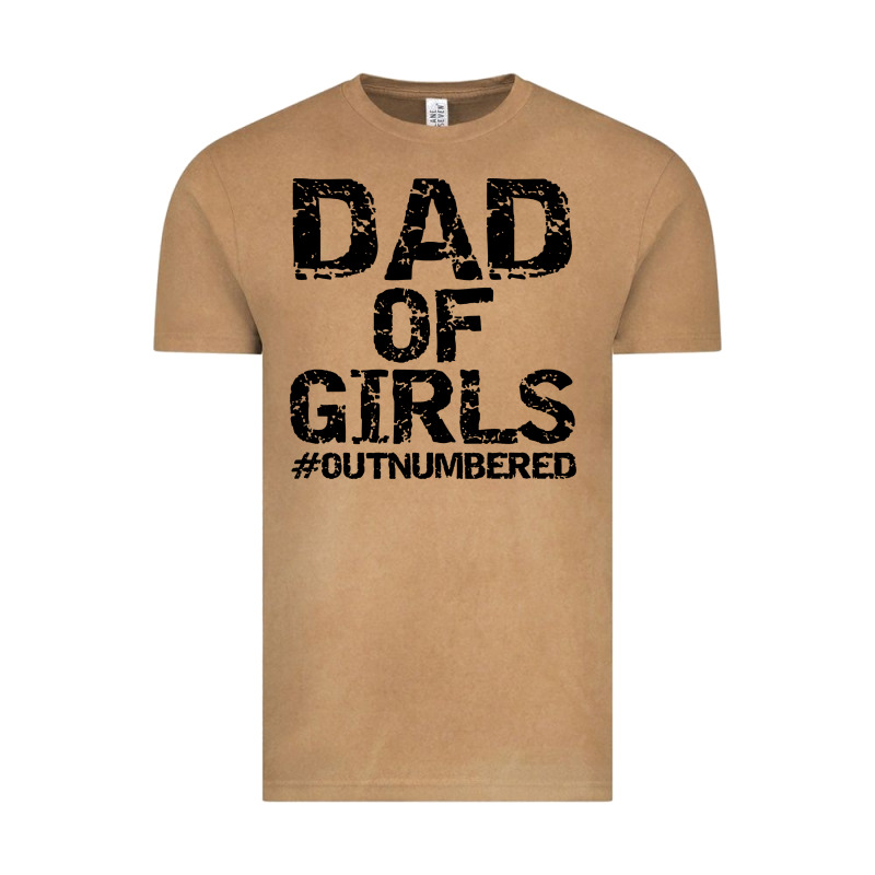 Dad Of Girls Vintage Tee by artisFamous | Teevron