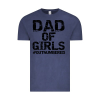 Vintage Denim dad of girls Vintage Tee - artisFamous