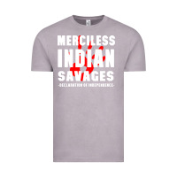 Vintage Zinc merciless indian savages Vintage Tee - artisFamous