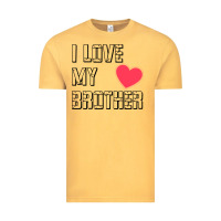 Vintage Mustard i love my brother, brothers day , brother sister  love Vintage Tee - artisFamous