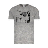 Cloud Rock Banksy Zebra Vintage Tee - artisFamous