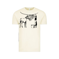 Vintage Arctic Banksy Zebra Vintage Tee - artisFamous
