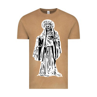Vintage Camel santa muerte blanca Vintage Tee - artisFamous