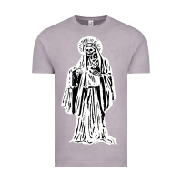 Vintage Zinc santa muerte blanca Vintage Tee - artisFamous
