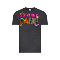 Vintage Black summer camp Vintage Tee - NancyCooperArtShop