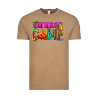 Vintage Coffee summer camp Vintage Tee - NancyCooperArtShop