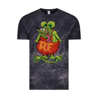 Cloud Black classic rat fink Vintage Tee - artisFamous