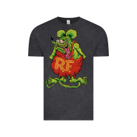 Vintage Black classic rat fink Vintage Tee - artisFamous