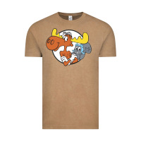 Vintage Coffee Vintage Rocky And Bullwinkle Vintage Tee - artisFamous