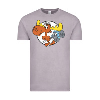Vintage Zinc Vintage Rocky And Bullwinkle Vintage Tee - artisFamous