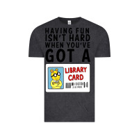 Vintage Black arthur library card classic rachelrae09 Vintage Tee - artisFamous