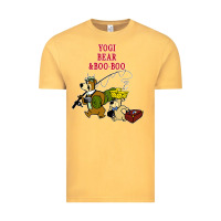 Vintage Mustard yogi bear & boo boo Vintage Tee - artisFamous