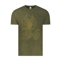 Vintage Olive sleeping beauty maleficent crow branchesy Vintage Tee - artisFamous