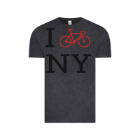 Vintage Black i bike ny funny bike Vintage Tee - artisFamous