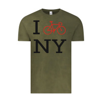 Vintage Olive i bike ny funny bike Vintage Tee - artisFamous