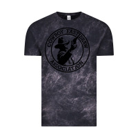 Cloud Black cowboy fast draw association Vintage Tee - artisFamous