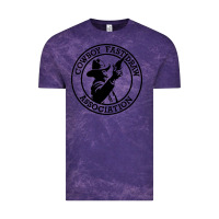 Cloud Purple cowboy fast draw association Vintage Tee - artisFamous