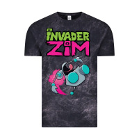 Cloud Black Invader Zim Gir Vintage Tee - artisFamous