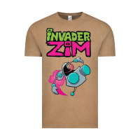Vintage Coffee Invader Zim Gir Vintage Tee - artisFamous