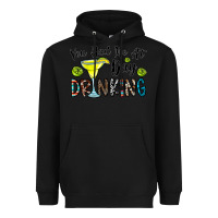 Black you had me at day drinkg Heavyweight Hoodie - CowhideDigitalArt