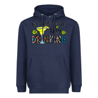 Navy you had me at day drinkg Heavyweight Hoodie - CowhideDigitalArt