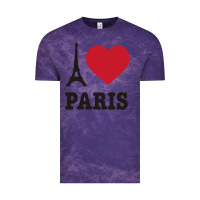 Cloud Purple i love paris eiffel tower funny Vintage Tee - artisFamous