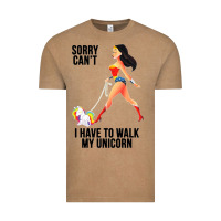 Vintage Coffee wonder woman sorry can't Vintage Tee - artisFamous