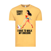 Vintage Mustard wonder woman sorry can't Vintage Tee - artisFamous