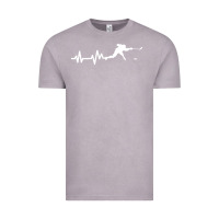 Vintage Zinc hockey player heartbeat ice Vintage Tee - artisFamous