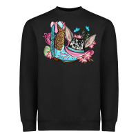 Black Easter cowboy boots hat Heavyweight Sweatshirt - OliviaCreatesArt