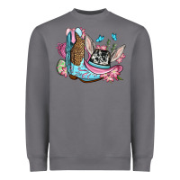 Storm Easter cowboy boots hat Heavyweight Sweatshirt - OliviaCreatesArt